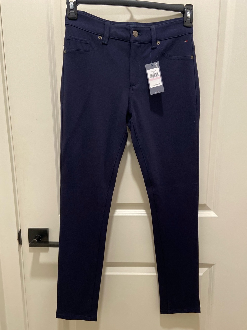 Tommy Hilfiger Dark Blue Ponte Pants with Tag